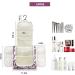 OMYSTYLE Hanging Travel Toiletry Bag - Large Leopard Organizer for Men & Women - Perfect for Cosmetics & Shower Essentials - Buy Online on GoSupps.com
