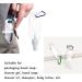 5pcs Clear Portable Travel Bottles 50ml Refillable Travel Bottles Portable with Hook Hand Sanitizer Containers Leakproof Travel Bottles for Hand Sanitizers Disinfectant Alcohol Liquids Toiletries - Buy Online on GoSupps.com