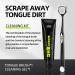 Tongue Cleaner Brush & Probiotic Gel Kit | Fresh Breath & Optimal Oral Health | All-In-One Solution for Adults & Kids (Black - Buy Online on GoSupps.com