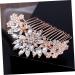 DOITOOL 1pc Bridal Hair Combs Rhinestone Comb Rhinestone Haircombs for Women Wedding Hair Bridal Side Combs Bridal Headpiece Comb Rhinestone Headpiece Accessories Bride Alloy - Buy Online on GoSupps.com