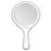 Titania Hand Mirror with Normal Mirror and 5x Magnification Pack of 1 (1 x 245 g)