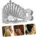 minkissy hairpin rhinestone barrettes pearl hair clips korean hair accessories rhinestone hair accessory minimalist hair clip ponytail buckles ponytail cuff high ponytail holder Metal Miss - Buy Online on GoSupps.com