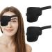 2 Pcs Eye Patches for Adults Black Adjustable Piratel Eye Patch Medical Eyepatch 3D Eye Patch for Lazy Eye Amblyopia Strabismus and After Surgery(Right Eye)