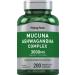Piping Rock Mucuna Ashwagandha 3000mg | 200 Capsules | Complex Extract Supplement for Women and Men | Vegetarian Non-GMO Gluten Free