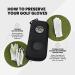Stripebird Golf Performance Gloves Holder Case - Moisture-Free Storage with Golf Bag Clip - Stealth Black - Buy Online on GoSupps.com
