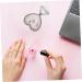 minkissy Nail Art Display Stand Earring Display Stand Nail Mixing Holder Nail Polish Earring Plate Holder Cosmetic Artist Mixing Nail Art Pallet Resin Nails Heart-shaped Acrylic Crystal 8.7x6.5cm Assorted Color 1 - Buy Online on GoSupps.com