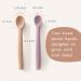 Silicone Baby Spoons Set - Soft-Tip Spoons for Infant Feeding - Bendable & Chewproof - Baby Utensils for Self-Feeding - Baby Led Weaning - Set of 4 (Ivory/Clay/Apricot/Buck) - Buy Online on GoSupps.com
