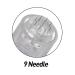Bowka 9 Pins Microneedling Pen Replacement Needles - 10 Pack Adjustable Thread Slot for Auto Electric Derma Pen - Buy Online on GoSupps.com