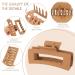 4 Pcs Hair Clips Claw Clips Nonslip Strong Hold Hair Clips Hair Styling Accessories for Thick Hair Women Fashion Hair Styling Accessories - Buy Online on GoSupps.com