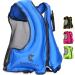 Khroom Inflatable Snorkel Vest Adults and Teenagers | 60"-75" / 90 lbs-240 lbs | Weighs only 400 Grams | Buoyancy Jacket for Snorkeling and SUP - Snorkel Jacket, Buoyancy Aid, Buoyancy Vest Blue