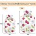 Naanle 2L Large Transparent Hot Water Bottle - Cherries & Flowers Design for Pain Relief & Warmth | Perfect for Bed & Foot Therapy - Buy Online on GoSupps.com