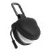 Xxerciz Retainer Case Clear Solid Orthodontic Retainer Case Aligner Mouth Guard Case with Black Soft Case Carabiner Protective Bag for Invisalign Aligner