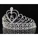 Janefashions Sweet 15 Quinceanera Tiara Crown - Clear White Austrian Rhinestone Princess Headpiece T1756 - Buy Online on GoSupps.com