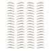 miduoidn Authentic Waterproof Eyebrows Tint For Eyebrows Easy To Apply Makeup Products Eyebrows Professional Accessories Brown-16 4pcs