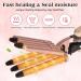 5 Barrel Curling Iron Wand - 0.6 Inch Ceramic Tourmaline Hair Waver with Dual Voltage - Perfect Waves for All Hair Types - Buy Online on GoSupps.com
