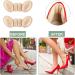 Buy Heel Inserts for Women - Comfort Cushion Pads for Loose Shoes - 3mm Beige (2 Pairs) | Pain Relief & Better Fit - Buy Online on GoSupps.com