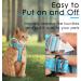 Thinkpet No-Pull Dog Harness Leash Set - Breathable Adjustable Safety Harness for Small Medium & Large Dogs - Soft Reflective Control - Ideal for Running - Blue (1 Pack) - Buy Online on GoSupps.com