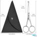 YNR 10CM Premium Nose Hair Scissors - Rounded Tip for Precise Trimming of Facial, Ear, and Eyebrow Hair - Buy Online on GoSupps.com