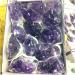 Natural Crystal Rough Natural Purple Quartz Crystal Cluster Rough Amethyst Minerals Cluster Gift Box Set Approximate 750-800g - Buy Online on GoSupps.com