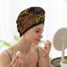Embroidery Chicken Rooster & Sunflowers Microfiber Hair Towel - Soft Super Absorbent Hair Wrap for Women - Quick Dry Coral Velvet for Long Curly & Thick Hair - Buy Online on GoSupps.com