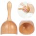 Handhleld Wood Swedish Cup Wooden Massager Wood Therapy Massage Tool Body Sculpting Tools for Maderotherapy,Lympahtic Drainage,Anti-Cellulite,Muscle Pain Relief -1 Piece-Rubber Wood Cup03-rubber Wood