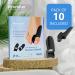Promifun Gel Bunion Cushion Protector with Toe Separator for Women Men - 10 Pack Black - Buy Online on GoSupps.com