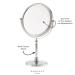 Danielle Vanity Countertop Mirror | 1x and 10x Magnification | Silver Finish - Buy Online on GoSupps.com