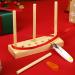 Wooden Bow Maker Tool with U-Shaped Scissors for Halloween & Christmas Decorations - DIY Crafts, Hair Bows, Corsages, Holiday Wreaths - Buy Online on GoSupps.com