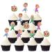 Cocomelon Cake topper for children's birthday party, cake decoration for baby shower (cocomelon 24pcs)
