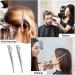 JUYOO Metal Hair Sectioning Clips Set - 12 Pin Curl Clips, 1 Tail Comb - Alligator Clips for Women - Buy Online on GoSupps.com