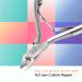 Professional Cuticle Cutter & Pusher Trimmer - Nail Care Tool for Manicure & Pedicure (Silver) - Buy Online on GoSupps.com