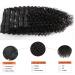 14 Kinky Curly Clip in Hair Extensions - 100g/Set, 8A Brazilian Real Human Hair for Black Women - 3c 4a Kinky Curly Clip ins - Buy Online on GoSupps.com