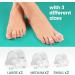 Welnove Toe Separators for Women - Hammer Toe Spacer & Pinky Toe Straightener - Soft Gel, 3 Sizes (Pack of 6) - Buy Online on GoSupps.com