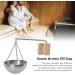 Sauna Oil Cup Sauna Aromatherapy Oil Holder Stainless Steel Essential Oil Fragrance Diffuser Bowl with Wooden Block Use for Sauna Room(Small 11.4x9.1x1in) - Buy Online on GoSupps.com