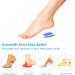 4 Pairs Gel Heel Cups Inserts for Plantar Fasciitis & Heel Pain - Men's Size 7.5-12 - Buy Online on GoSupps.com