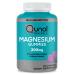 Magnesium Gummies for Adults Qunol 200mg Magnesium Citrate Gummies High Absorption Magnesium Supplement Supports Nerve Health Bone Health Muscle Health Vegetarian 90 Count
