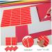 FRCOLOR Tape Sheets Transparent double-sided tape nail adhesive display holder tape nail display stand strip nail display tapes nail display holder sticker double sided No substrate Nail - Buy Online on GoSupps.com