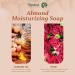 Hinalyaa Herbals Almond & Rose Soap - 75gm (Pack of 6) | Natural Skincare | International Shipping - Buy Online on GoSupps.com