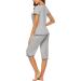 UNibelle Maternity Nursing Tank Top | Sleeveless Double Layer Pregnancy Shirt | Light Grey | S-XXL - Buy Online on GoSupps.com