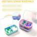 2PCS Cute Purple Travel Pill Box | Portable Daily Medicine Organizer for Vitamins & Supplements - Buy Online on GoSupps.com