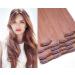 Clip In Extensions Set 100% Real Hair 7 pieces 70g Hair Extension 55cm Clip-In Hair Extension in the color #27 Honey Blonde