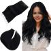 Easyouth Tape in Hair Extensions Black Tape in Extensions Real Hair Remy Tape In Hair Cycle Longing Of course Pech Black Hair 14 inch 40g 20Pcs #1 35 cm 1-20 #1
