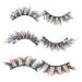 minkissy 3 Pairs False Lashes Decor Fake Eyelashes Individual False Eyelashes Wispy Eyelashes Fake Lashes Individual Fake Lashes Natural Makeup Tools for Women Slim Extend Chemical Fiber