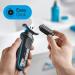 Braun 51-B1000s Rechargeable Electric Shaver in Black & Blue - 1 Count - Buy Online on GoSupps.com