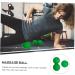 Clispeed Fascia Massage Balls - Myofascial Release Fitness Kit 3pcs Peanut & Lacrosse Variants for Deep Tissue Relief - 12.5x6.5cm Solid TPE Ideal for Back & Muscle Recovery - Buy Online on GoSupps.com