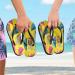 Buy Mnsruu Yellow Owl Umbrella Flip Flops & Sandals - XXL Multicolored Slippers for Home Spa Travel | Men & Women - Buy Online on GoSupps.com