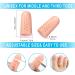 Silicone Toe Caps for Small Toes - 10 Pack | Breathable Gel Protection for Corns Bubbles & Ingrown Toenails - Pain Relief | Beige - Buy Online on GoSupps.com