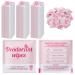 Timgle 100 Pcs Travel Deodorant Wipes Individually Wrapped Armpit Antiperspirant Deodorant Sweat Body Wipes for Women Men Teens Sports Travel Cleanse Skin and Underarm Excessive Sweating(Rose)