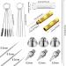 21-Piece Airbrush Nozzle Cap Kit with Needles, Wrench, and Cleaning Kit - 0.2/0.3/0.5 mm Replacement Parts for Airbrush Sprayer Accessories - Buy Online on GoSupps.com