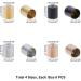 UNICRAFTALE 24pcs Stainless Steel Cord End Caps for Jewelry Making - 6mm Inner Dia - 4 Colors - Buy Online on GoSupps.com